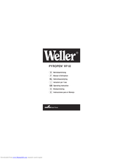 Weller PYROPENWP60 Operating	 Instruction