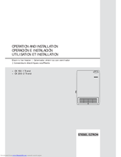 STIEBEL ELTRON CK 150-1 Trend Operation And Installation Manual