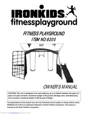 Ironkids 8200 Owner's Manual