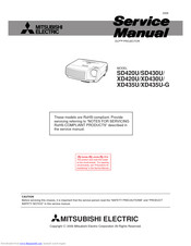 Mitsubishi Electric DLP XD435U-G Service Manual