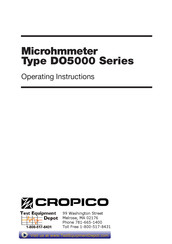 Cropico DO5000 Series Operating Instructions Manual