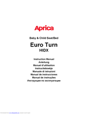 Aprica Euro Turn HIDX Instruction Manual