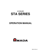 Amada Miyachi Unitek STA-200A Operation Manual