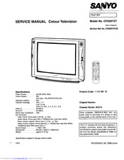 Sanyo CP25ST2T Service Manual