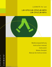 LUXMATE LM-CPA Instruction Manual