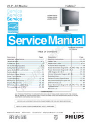Philips Brilliance 200WP7ES/00 Service Manual