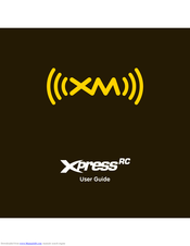 XM Xpress RC User Manual