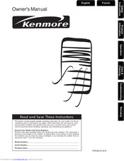Kenmore 66121615 Owner's Manual