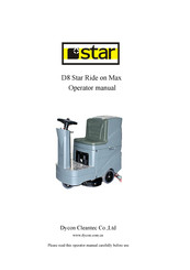 DYCON CLEANTEC D8 Star Ride on Max Operator's Manual