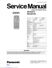 Panasonic EB-GD75 Service Manual