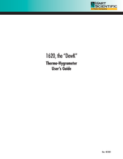 Hart Sceintific DewK 1620 User Manual