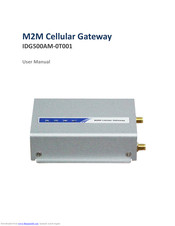 M2M IDG500AM-0T001 User Manual