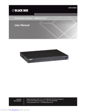 Black Box AVSC-0802H User Manual
