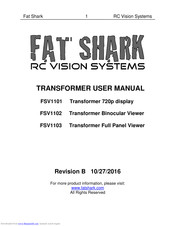 Fat Shark FSV1101 User Manual
