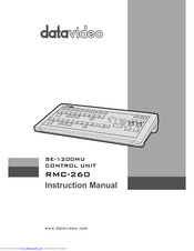 Datavideo RMC-260 Instruction Manual
