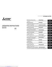 Mitsubishi MUZ-G12SV Operating Instructions Manual