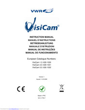 VWR International VisiCam 1.3 Instruction Manual
