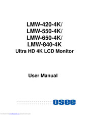 OSEE LMW-420-4K User Manual