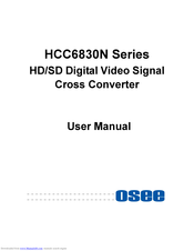 OSEE HCC6830N User Manual