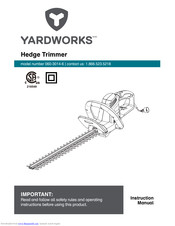 Yardworks 060-3014-6 Instruction Manual