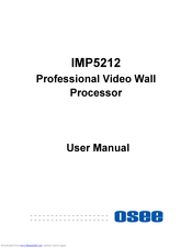 OSEE IMP5212 User Manual