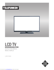 Telefunken L32H125A3 Instruction Manual