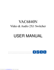 OSEE VAC6840N User Manual