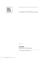 Kramer VP-424 User Manual