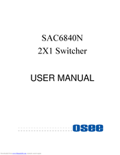 OSEE SAC6840N User Manual