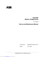 ABB ACS 6000 Service And Maintenance Manual