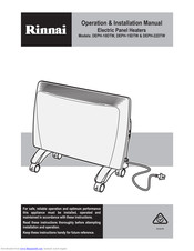 Rinnai DEPH-22DTW Operation & Installation Manual