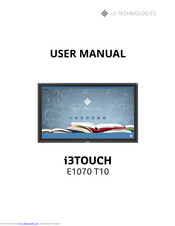 i3TOUCH E 1086 T10 4K User Manual