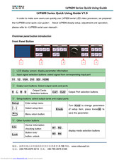 Vdwall LVP609 Series Quick User Manual