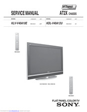 Sony Bravia KDL-V40A12U Service Manual