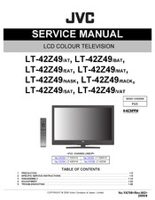 JVC LT-42Z49/EAT Service Manual