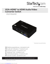StarTech.com VS221VGA2HD User Manual