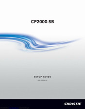 Christie CP2000-SB Setup Manual