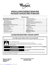 Whirlpool W4PG Installation Instructions Manual