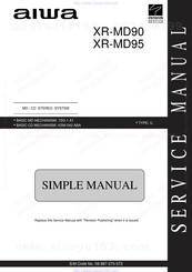 Aiwa XR-MD95 Service Manual