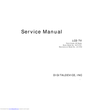 DigitalDevice LD-3760 Service Manual