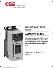 CSE Uniserve Unidrive M400 Quick Start Manual