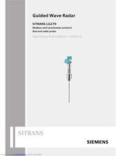 Siemens SITRANS LG270 Operating Instructions Manual