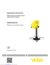 Vega VEGAPULS 63 Operating Instructions Manual
