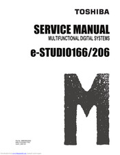 Toshiba e-STUDIO166 Service Manual