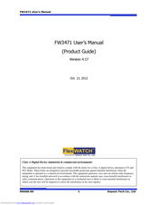 Flexwatch FW3471 User Manual