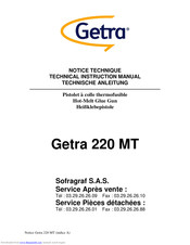 Getra 220 MT Technical Instruction Manual