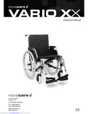 NOVACARE VARIO XX Instruction Manual