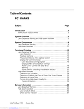 Kafas F01 Training Manual