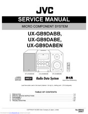 JVC UX-GB9DABE Service Manual