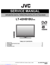 JVC LT-42HB1BU Service Manual